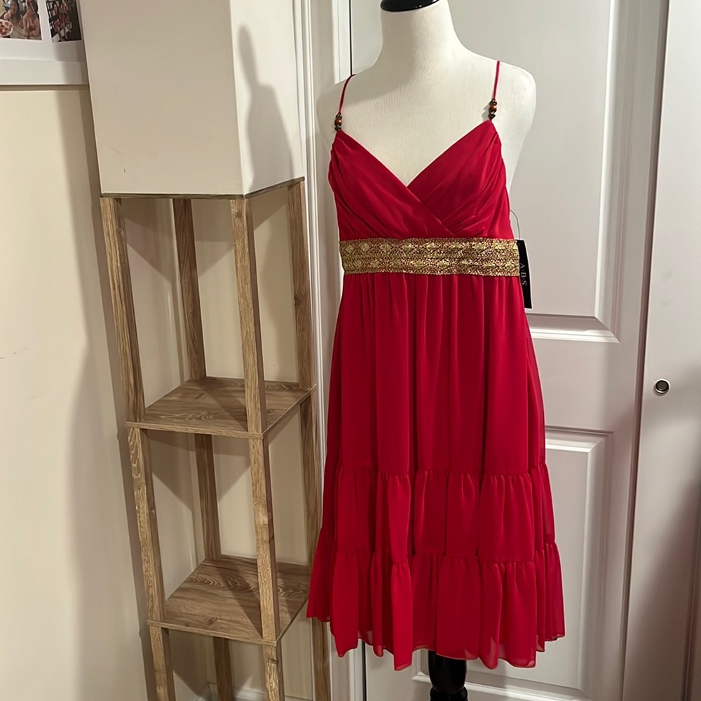NWT!! ABS Tiered Dress
